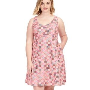 GUC Cherry Velvet Macaroon Dress